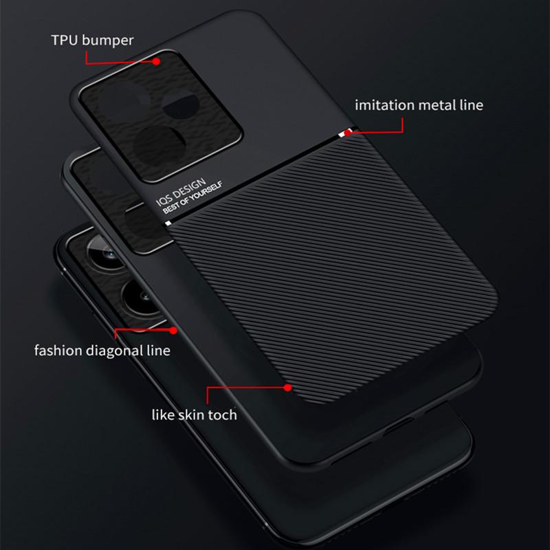 Rugged Non-Slip Protective Cover for Realme GT 7 GT 7T GT7 Case Built-in Car Magnetic Holder Phone Coque Fundas