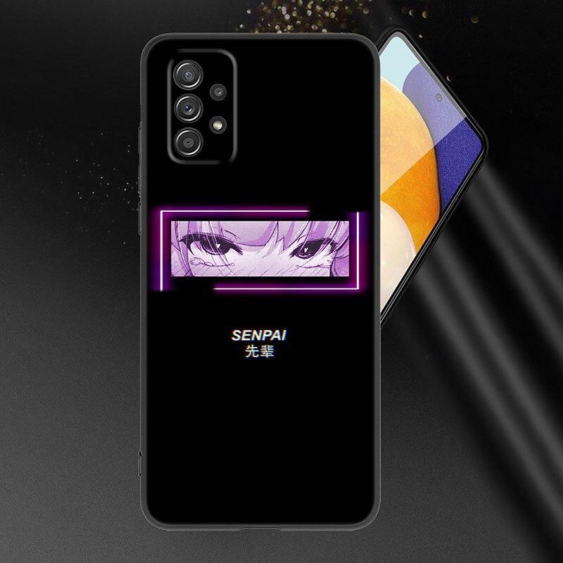 Чехол для телефона «Грустное аниме с эстетикой сэмпай» для Samsung A21 A30 A50 A52 S A13 A22 A32 4G A23 A33 A53 A73 5G A12 A31 A51 A70 A71 A72