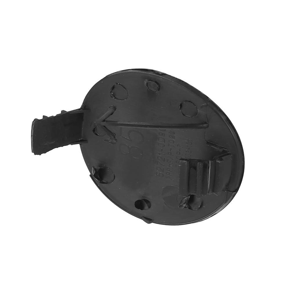 X AUTOHAUX Tow Eye Cover Cap Tow Hook Front Right Bumper Black Fits Toyota Fits Yaris 2007-2008