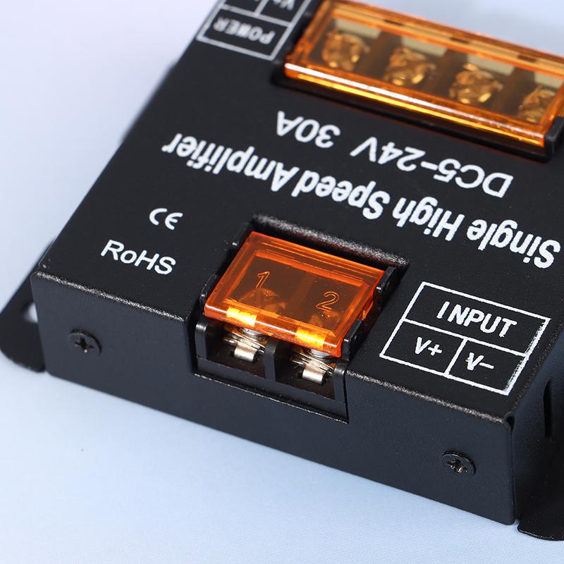 Светодиодный 30А/Канал 360Вт Постоянный ток 5-24В IP20 Одноцветный Высокоскоростной Усилитель Светодиодный Одноцветный Усилитель Репитер Для Светодиодной Ленты