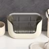 Multifunction Cutlery Drain Rack 3 Grids Utensil Drying Rack Non-toxic Kitchen Utensil Holder  Home