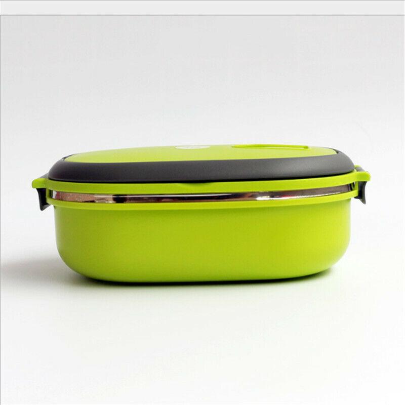 Изолированный ланч-бокс из нержавеющей стали 1 ярус, герметичный, сохраняет еду горячей/холодной