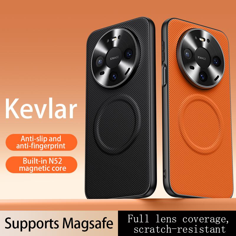 Для Huawei Mate 80 Pro Max Чехол из ткани и кожи с защитой камеры Для Mate 70 60 50 Pro Для Magsafe Чехол для беспроводной зарядки
