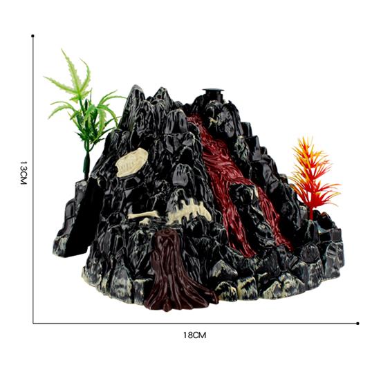 Volcano Eruption Simulation Sound Light Spray Children Model Toy Desktop Ornament