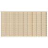 Wall Mounted Display Case with Shelf Beige 98 x 4.5 x 55 cm Particleboard