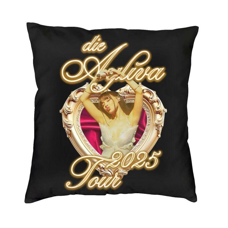 Custom Germany Ayliva Singer And Musician Cushion Cover Double Side Print Throw Pillow Case for Sofa Pillowcase Home Decorative