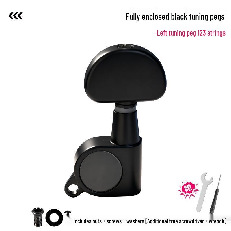 Металлические колки для акустической гитары с деревянным инструментом для нанизывания струн - Полностью закрытые аксессуары для классической гитары