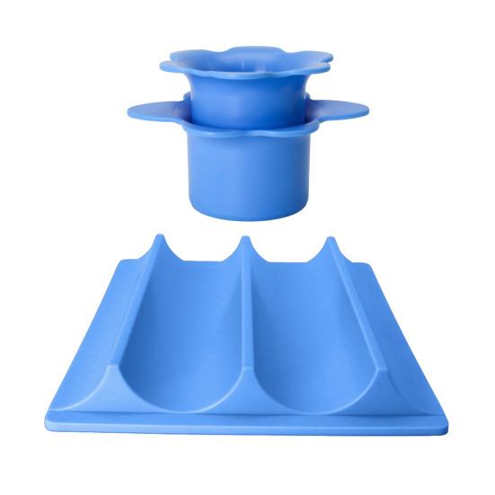 Cake Pop Cutter with Tray Round Cake Pop Mold 1.75" High-Capacity Dual-Cavity Tray Easy-Clean Cookie Mold Kit for Kitchen Bakery