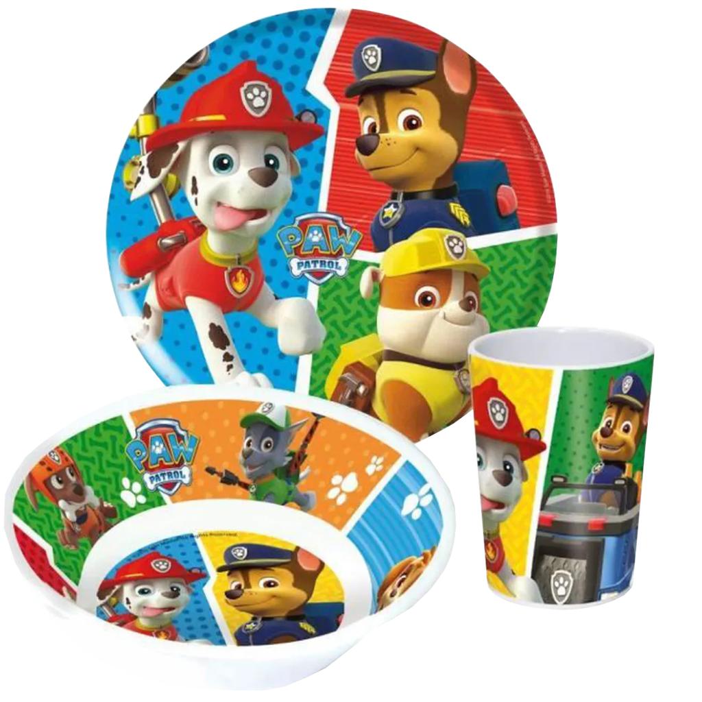 Spin master Paw Patrol Breakfast Set, for Boy Blue Set of Dishes