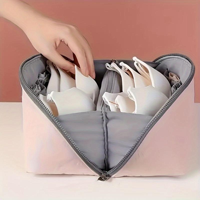 Minimalist Travel Clothes Zipper Bag Lightweight Underwear Organizer Dustproof Storage Bag
