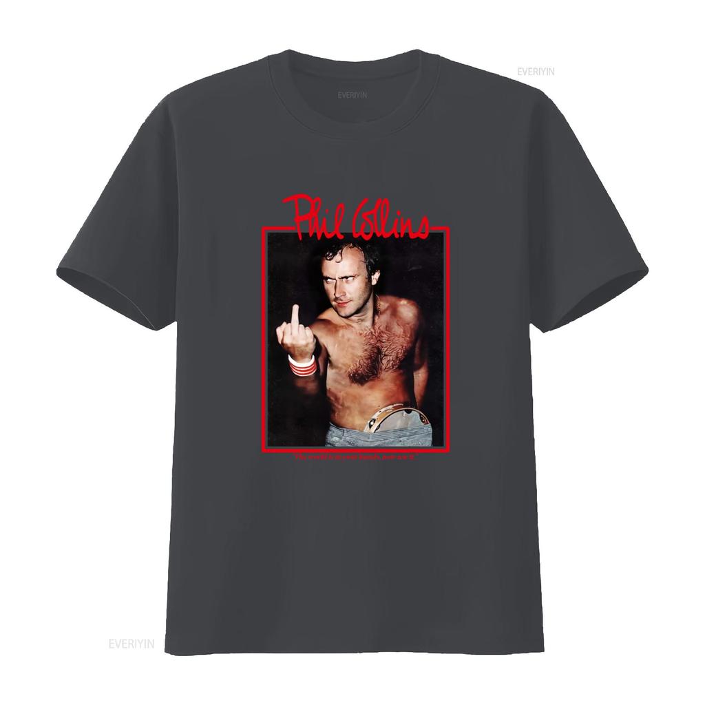 Vintage 90s Phil Collins T Shirt Iconic Rock Star Design Perfect for Music Lovers vintage Washed graphic Breathable Comfortable