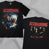 Винтажная футболка Scorpions 1984 года, тур по США, двусторонняя