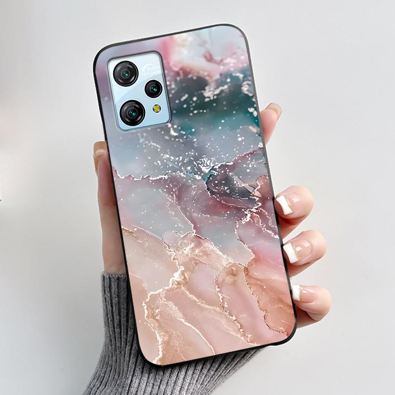 Для Blackview A53 Чехол Blackview A53 Pro Задняя крышка Роскошный Милый Любовь Кролик Забавный Черный ТПУ Мягкий Силикон Защитный Чехол для Телефона