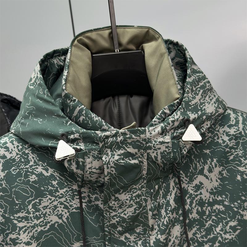 Большие размеры 5XL-11XL Модные мужские парки оверсайз Зимнее пальто с капюшоном Повседневная свободная теплая верхняя одежда Мужские куртки