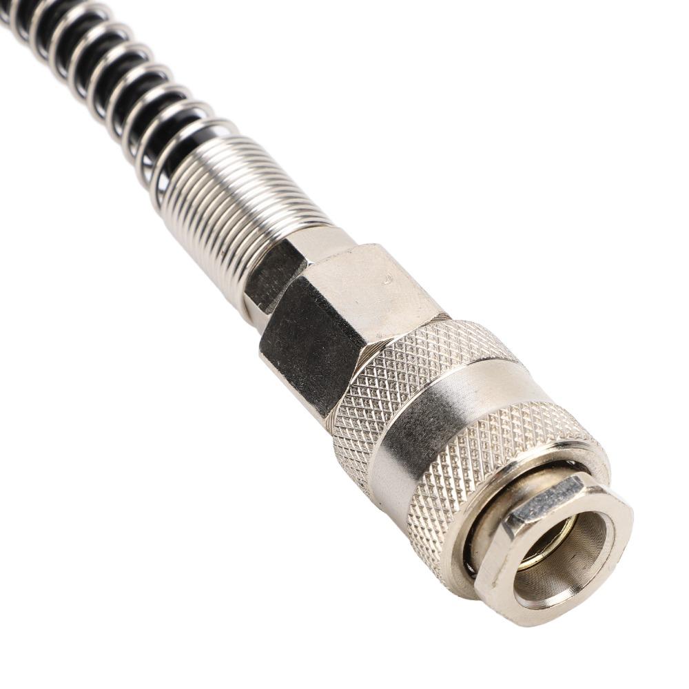 3 Meters Length Coiled Air Hose Coiled Flexible Coiled Air Hose Air Compressor Coil Hose Garage