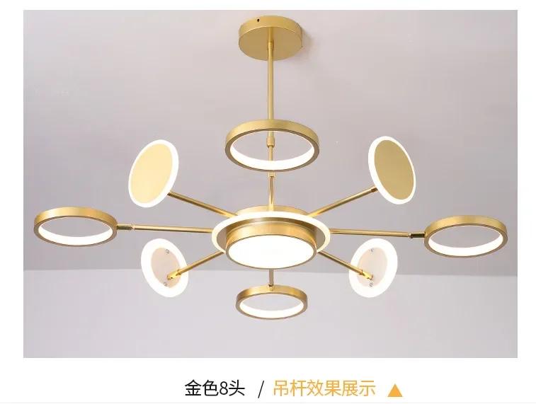 2024 новая скандинавская люстра для гостиной, легкая роскошь, высококачественные современные минималистичные дизайнерские лампы для дома из хрусталя