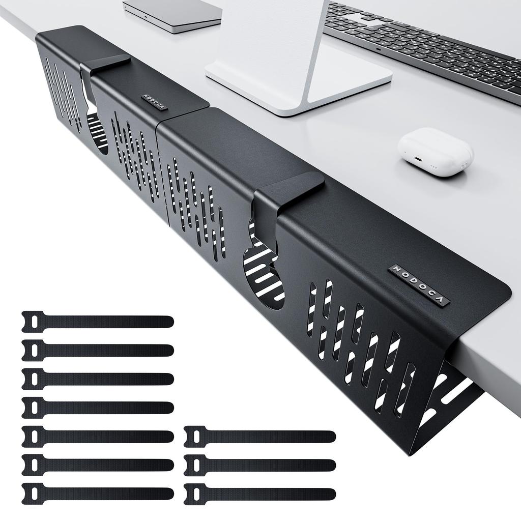 Кабель NODOCA Длина кабеля Без сверления Скрытый Под Легкая прокладка кабеля Прокладка кабеля Черный Лотток, Хранение, 350мм, Требуется, Многофункциональный, Провода, Стол,
