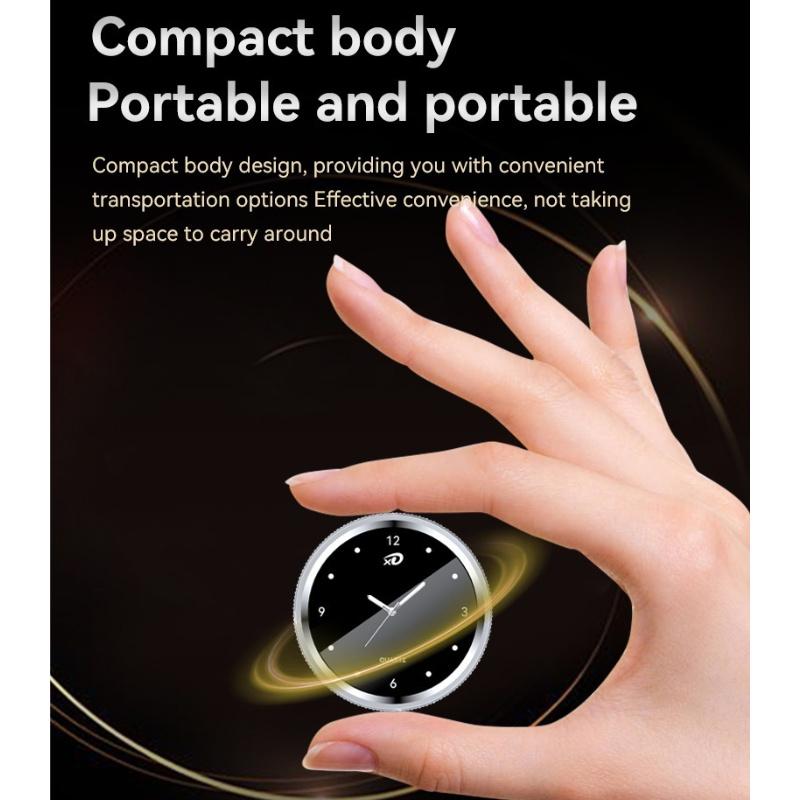 2IN1 Wireless Carplay Adapter Wired To Wireless Carplay Adapter with Car Clock for OEM Car Navigation System Plug & Play