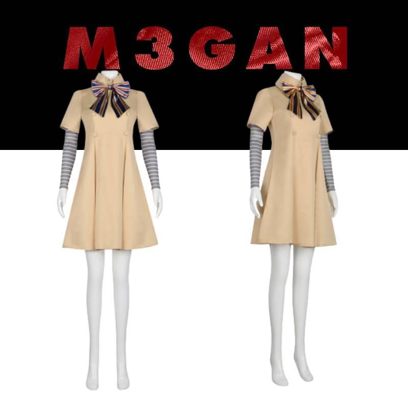 Вдохновленный фильмом M3gan Детский костюм для косплея, нарядное платье, одежда для праздничной вечеринки