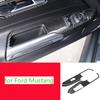 Carbon Fiber Car Window Control Switch Panel Decor Frame Cover for Ford Mustang 2015 2016 2017 2018 Car Styling