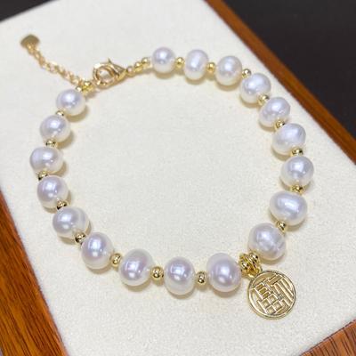 Новый модный и минималистичный браслет Danshui Pearl с женским жемчужным браслетом Fu
