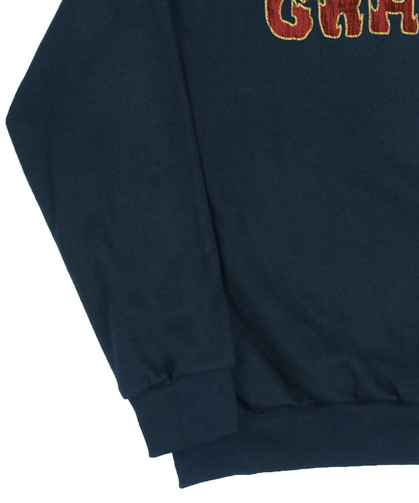 GRAVER [Unisex] Flame Logo Sweatshirt_Navy