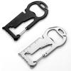 Портативная открывалка для бутылок из нержавеющей стали с пряжкой для альпинизма и кемпинга на открытом воздухе