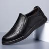 Men's Casual Leather Shoes Men's 2025 Autumn New Versatile Middle-aged and Elderly Dad Shoes Men's High-end Leather Loafers