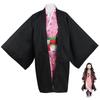 Ysir Anime Nezuko Cosplay Costume Kimono Devil Hunter Kamado Nezuko Costume Wig Womens Girls Kimono Uniform Clothes