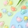 Конфетный цвет для изготовления ювелирных изделий, россыпью бусины, сделай сам, поделки, 10 шт., 13*17 мм, подвеска в форме сердца, оптовая продажа, ожерелье, браслет, прозрачный акрил, унисекс
