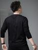 European Style Round Neck Long Sleeve T-Shirt for Men, 2025 Autumn New Trendy Printed Rhinestone Base Shirt Casual Top
