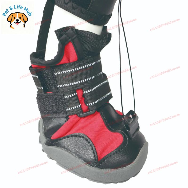 Dog Shoes Protection Puppy Boots Injured Dog Joint Fixation Dirty Proof Anti Drop Wear Resistant Hard Sole Breathable Foot