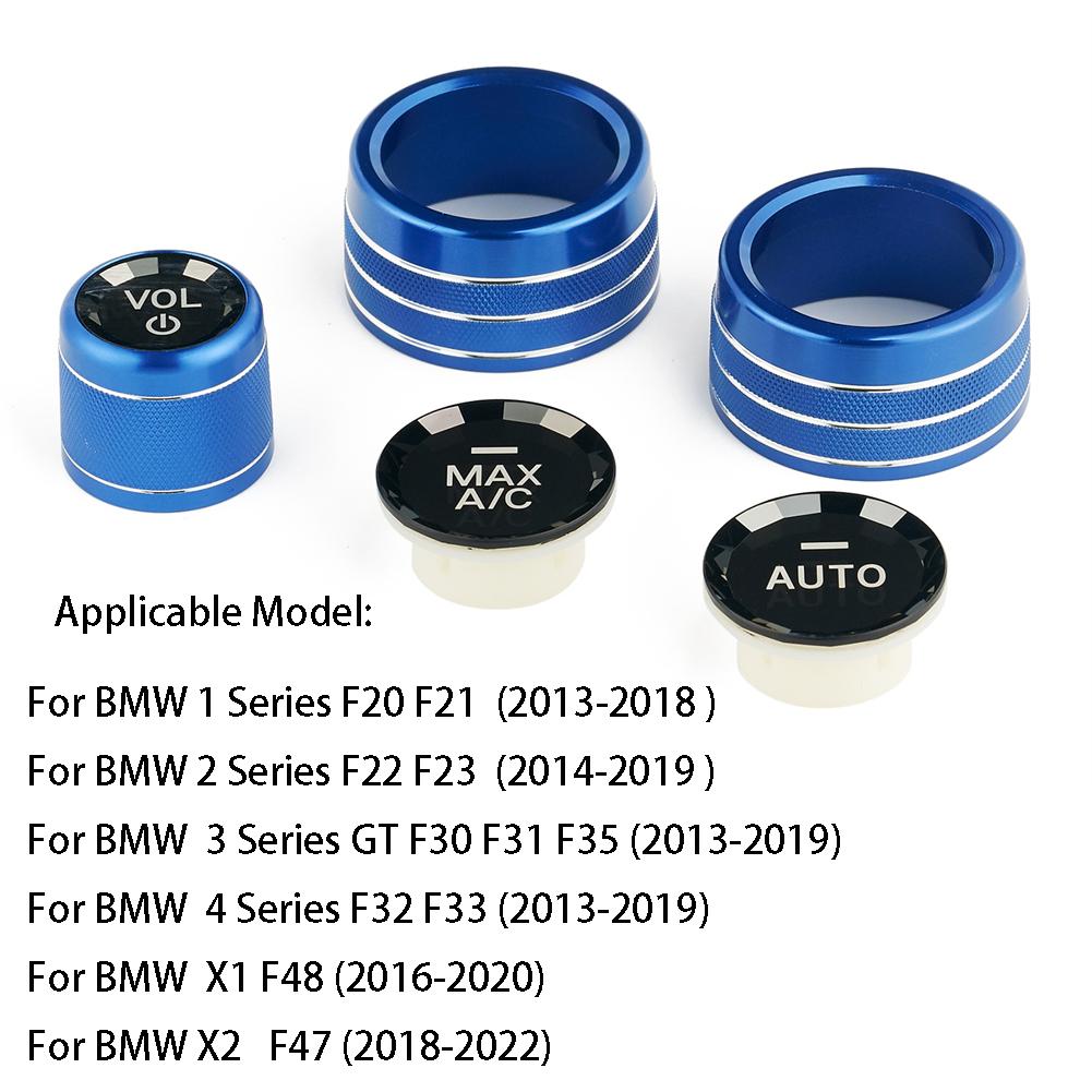 Ручка регулировки громкости автомобиля, кнопка, кольцо, накладка для BMW 1 2 3 4 X1 X2 серии F20 F21 F22 F23 F30 F31 F32 F33 F25 F47