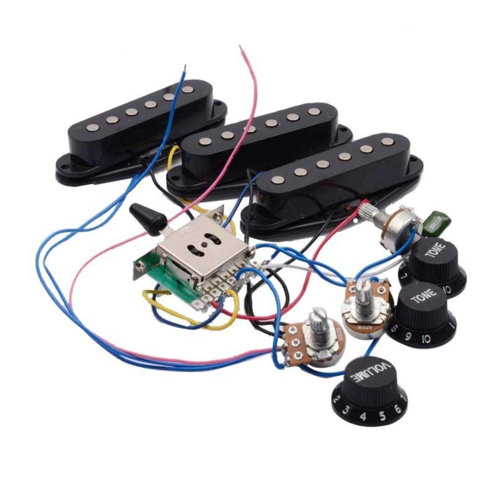 Vintage Tone Electric Guitar Pickup Two Tone One Volume Guitar Pickup Replacement Guitar Projects