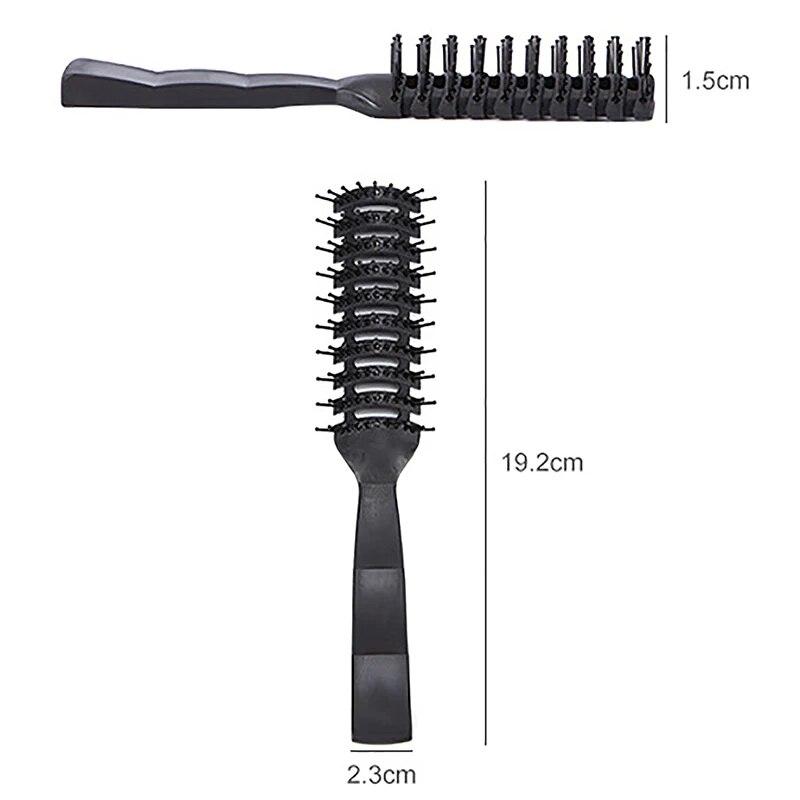 Расческа для укладки прямых вьющихся волос, устойчивая к высоким температурам, антистатическая расческа для массажа головы, расческа для запасных ребер, пластиковая расческа с масляной головкой