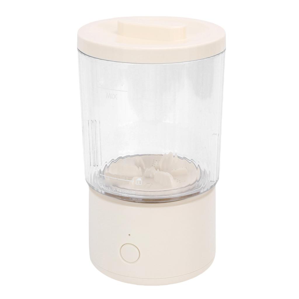 Портативная стиральная машина 1,6 л Перезаряжаемая беспроводная складная стиральная машина для нижнего белья для детской одежды Путешествия Квартира Автодом Белая