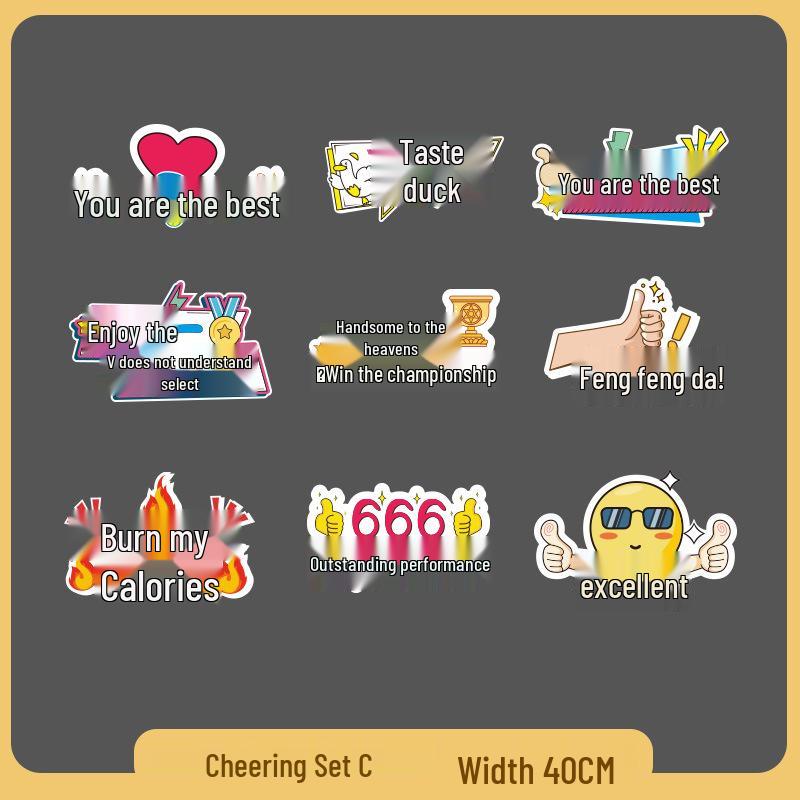 Custom Cheer Signs & Pom-Poms for Sports Events & Team Photos