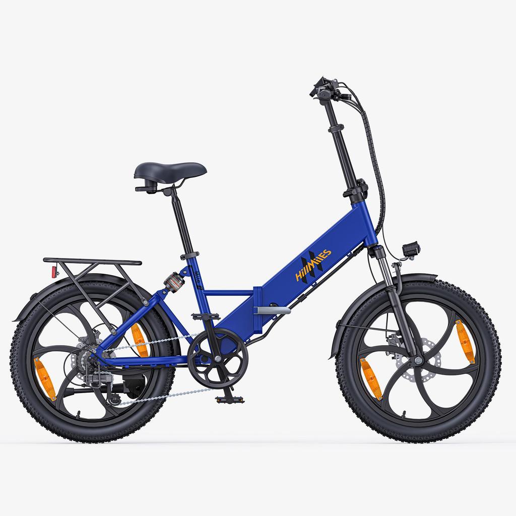 Hillmiles Mile 2 Складной электрический велосипед для городской езды 36V13Ah Аккумулятор 250W Двигатель 150KG Макс. Нагрузка 20-дюймовые колеса Электровелосипед для взрослых