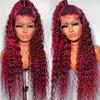 Front lace wig, European and American wig, women's African small curly long curly hair with a whole chemical fiber headgear.