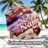 Custom Name Personalized Genshin Impact Print Umbrella, Auto Open Close, 8‑Rib Sturdy Frame, Commute Camping Hiking Use, Birthday Gift