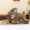 Soft Dog Plush Phone Bag Cloud Dog Animals Doll Backpack Fashion Dog Plush Backpack  Students