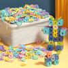 Handmade DIY Interlocking Building Blocks: Children's Cognitive Number Cubes
