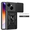 Чехол для Tecno Spark Go 1S Чехол для Tecno Spark Go 1 POP 9 4G Держатель с магнитным кольцом Бронированный чехол для телефона Защита камеры со сдвижной крышкой Задняя крышка