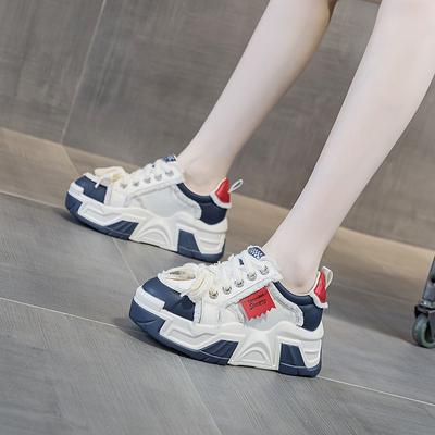 Попсовые туфли корейские туфли на толстой подошве студенческие туфли