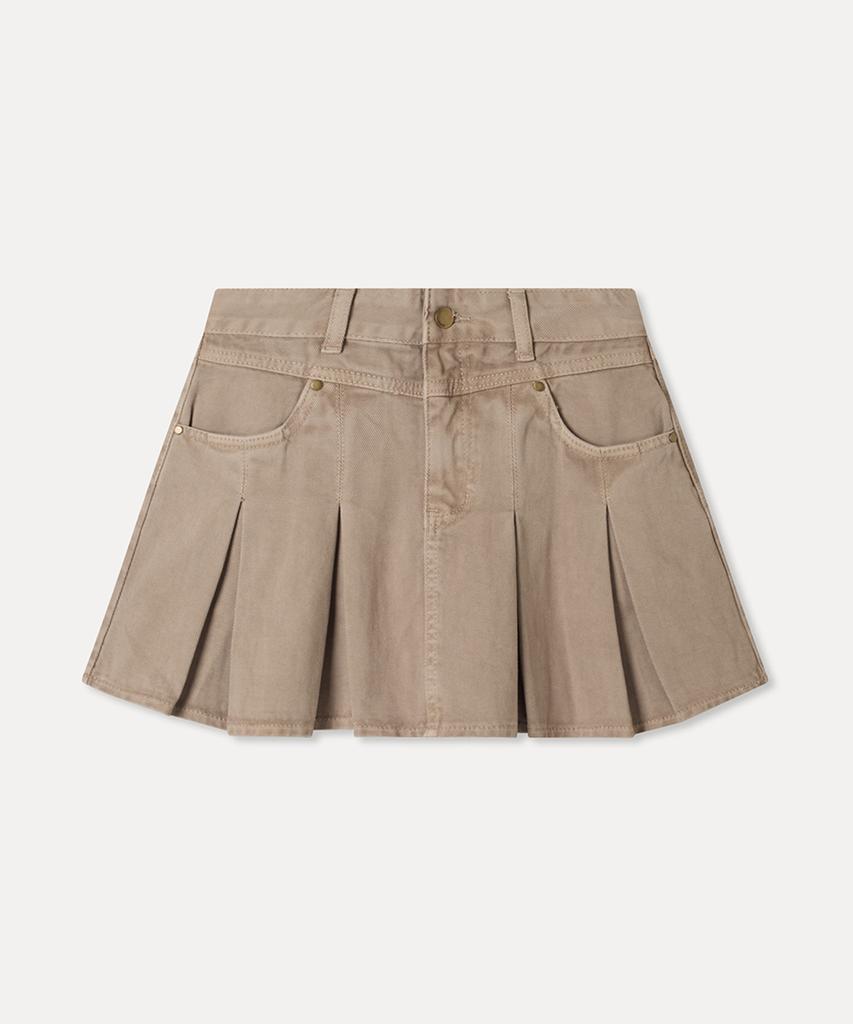 Джинсовая плиссированная юбка MIXXO_Miwwjg54Ss