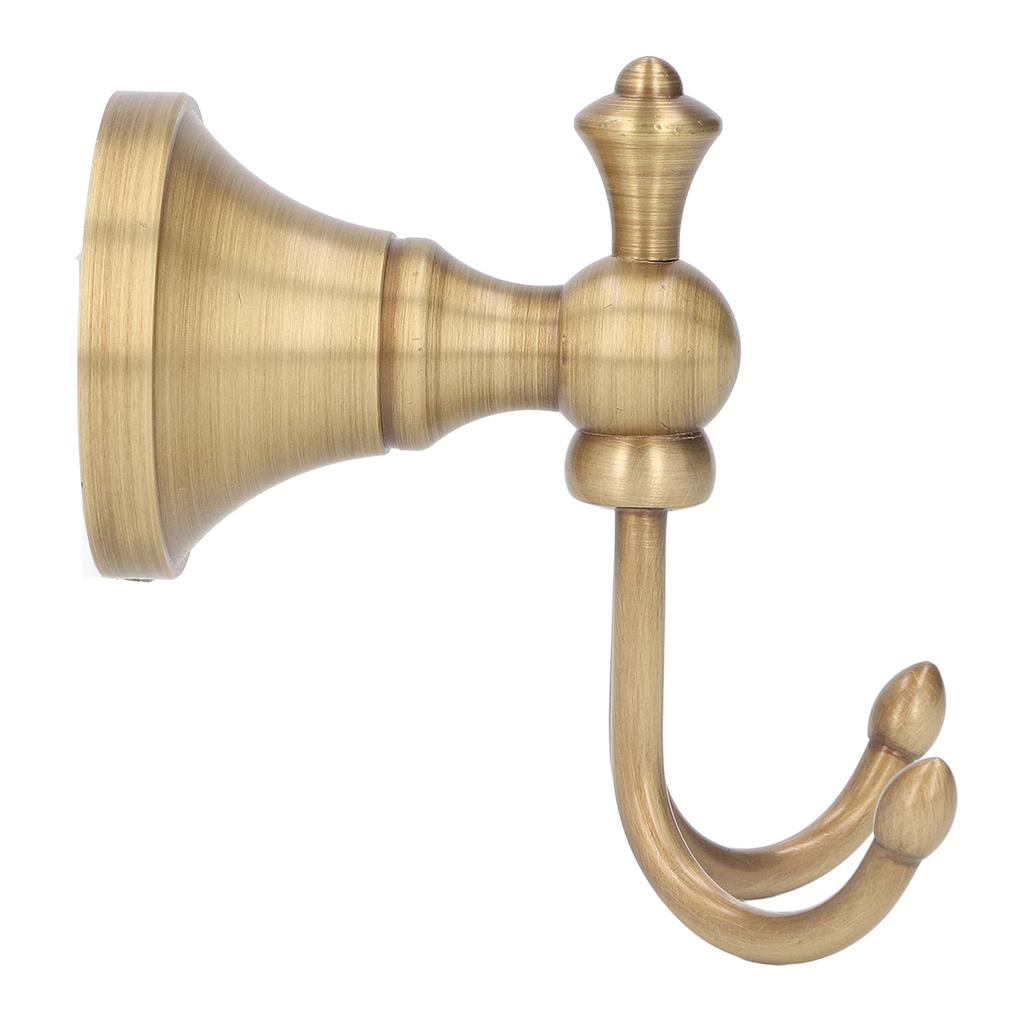 Винтажные крючки для полотенец, вешалки, вешалка для одежды в ванной, вешалка для халата, прочная, настенная, медная и