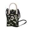 Fashion Vintage Crochet Spot Handbag Summer Knit Square Bag Sling Bag Crossbody Bag