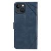 Для iPhone 14 Чехол Кошелек Геометрический PU Кожа Чехол для Телефона Текстура Теленка