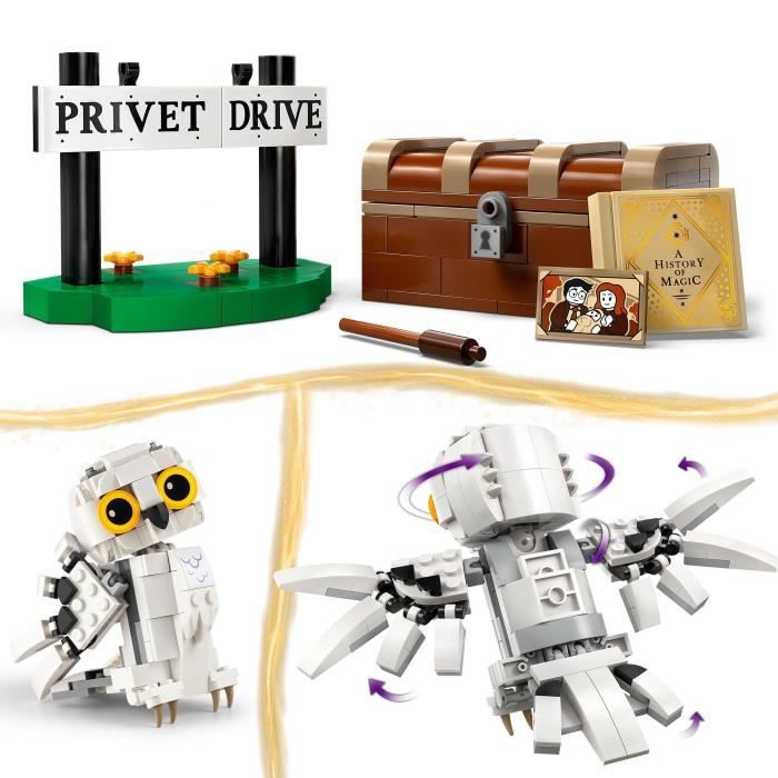 LEGO Harry Potter 76425 Hedwige Au 4 Privet Drive, Jouet De Construction Pour Enfants