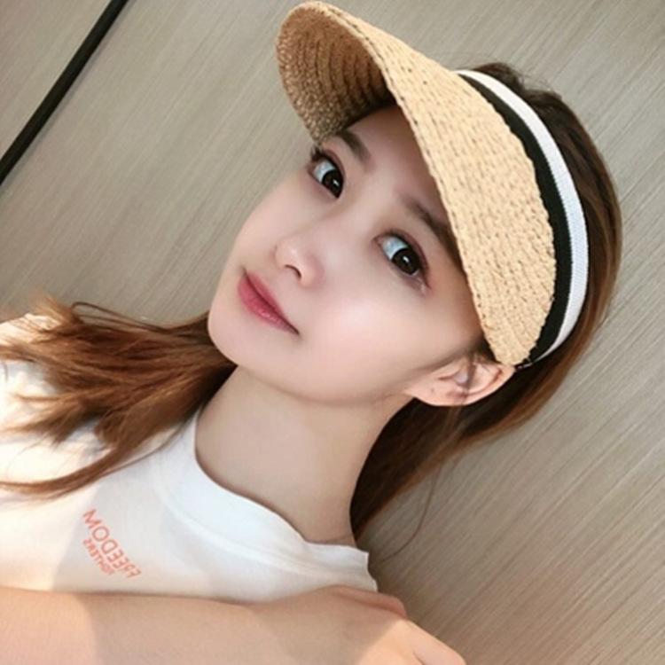 Fashion Lafite Empty Roof Hat Beach Vacation Anti-sun Cap Fashion Shade Straw Hat